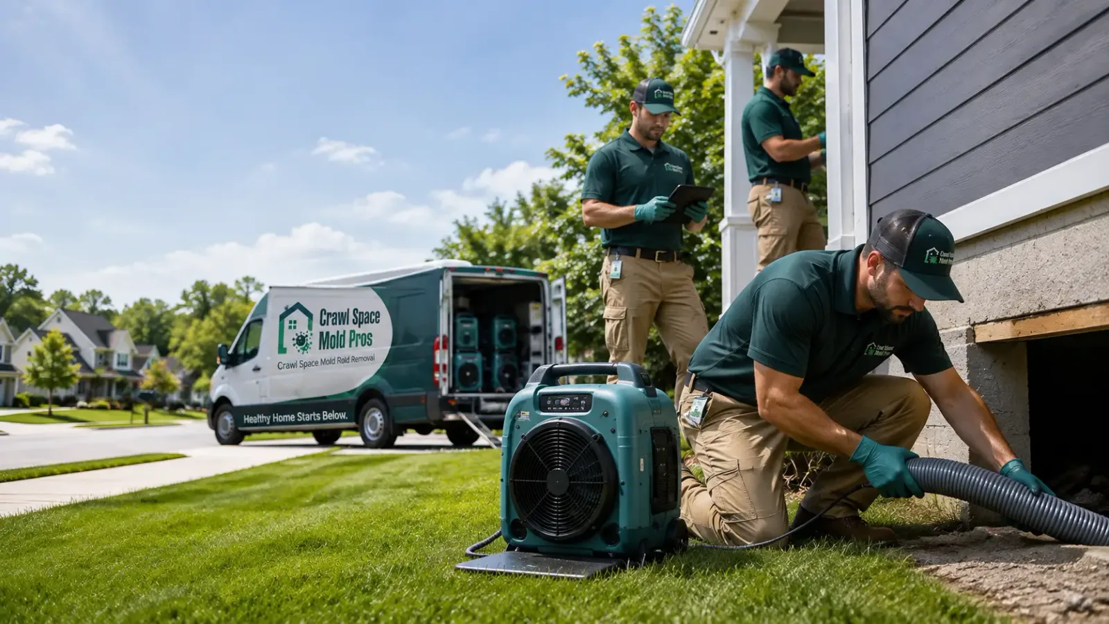 Crawl Space Mold Removal in Pierson, MI